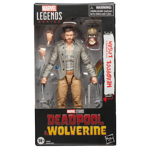 Hasbro Marvel Legends Deadpool and Wolverine Movie Headpool with Logan-Action & Toy Figures-Hasbro-Toycra