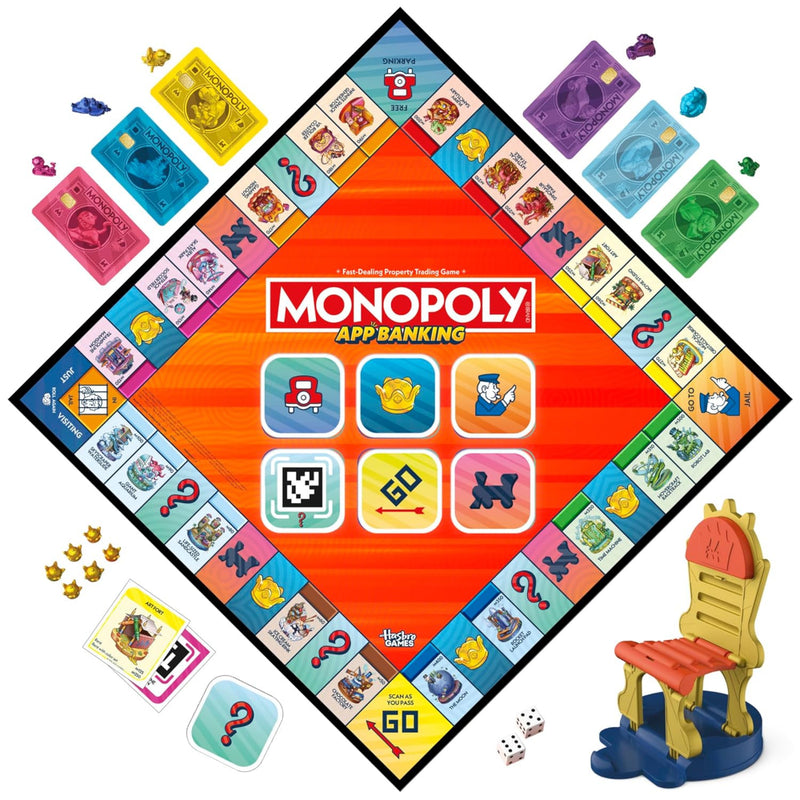 Hasbro Monopoly App Banking Board-Board Games-Hasbro-Toycra
