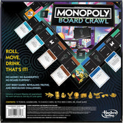 Hasbro Monopoly Board Crawl Party Game, Official Monopoly Drinking Game for Adults