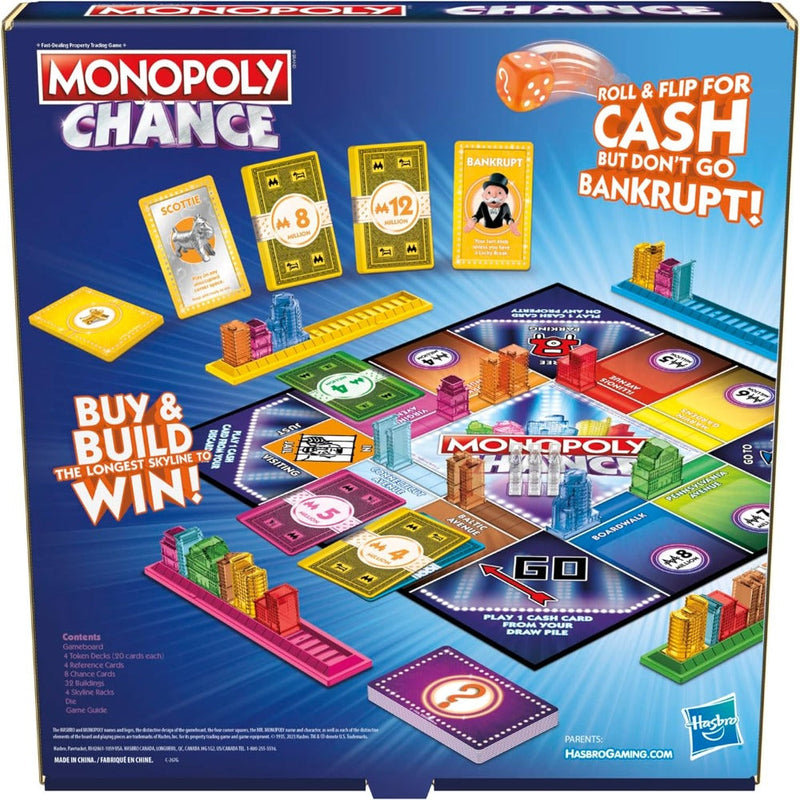 Hasbro Monopoly Chance Board Game