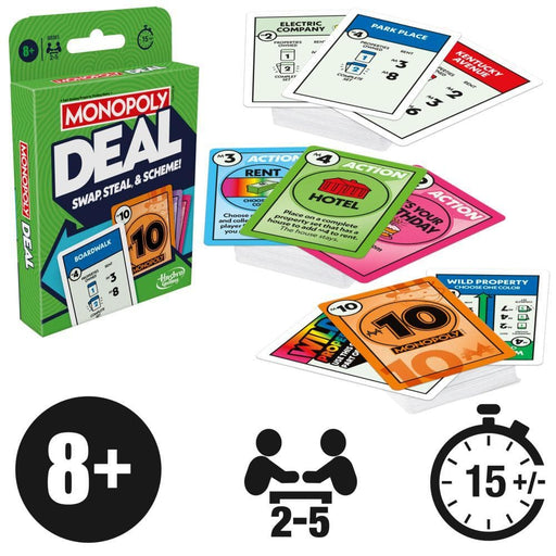Hasbro Monopoly Deal Card Game-Family Games-Hasbro-Toycra