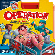 Hasbro Operation Electronic Board Game with All-in-One Carrying Case