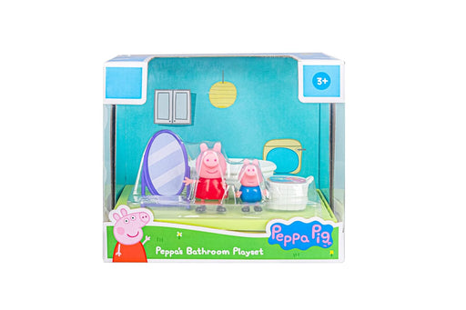 Hasbro Peppa Pig Bathroom Scene Pack-Action & Toy Figures-Peppa Pig-Toycra