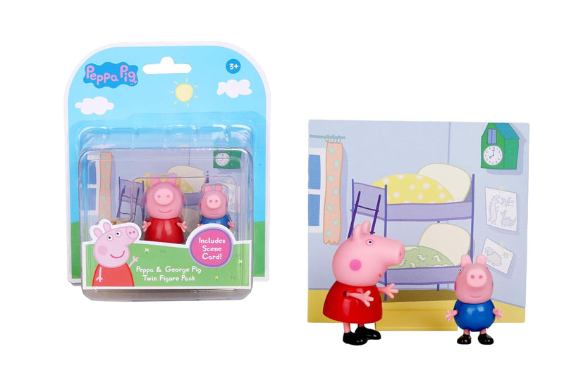 Hasbro Peppa Pig George & Peppa Twin Figure Pack