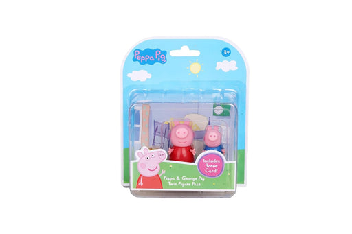 Hasbro Peppa Pig George & Peppa Twin Figure Pack-Action & Toy Figures-Peppa Pig-Toycra