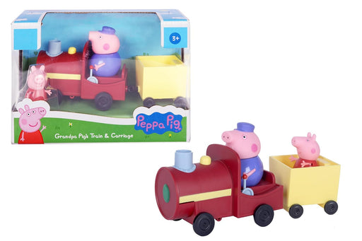 Hasbro Peppa Pig Grandpa's Train and Carriage Playset-Action & Toy Figures-Peppa Pig-Toycra