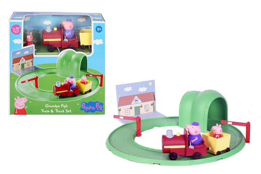 Hasbro Peppa Pig Grandpa's Train and Track Playset-Action & Toy Figures-Peppa Pig-Toycra