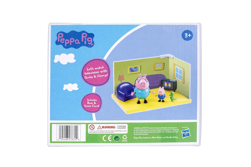 Hasbro Peppa Pig Living Room Scene Pack with Figures