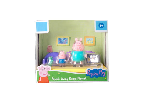Hasbro Peppa Pig Living Room Scene Pack with Figures-Action & Toy Figures-Peppa Pig-Toycra