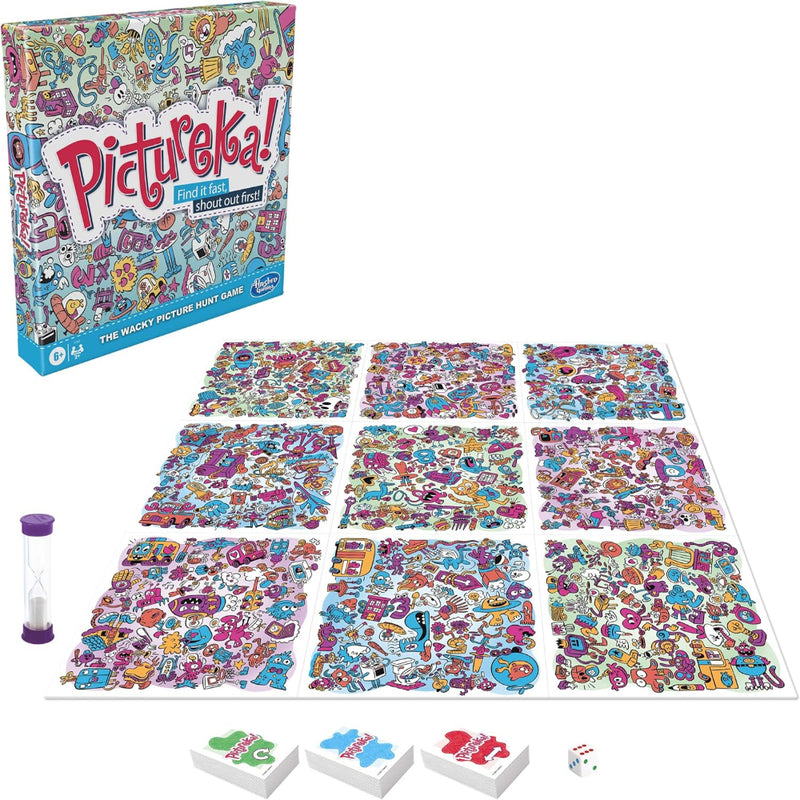 Hasbro Pictureka Find It Fast Shout Out First The Wacky Picture Hunt Game