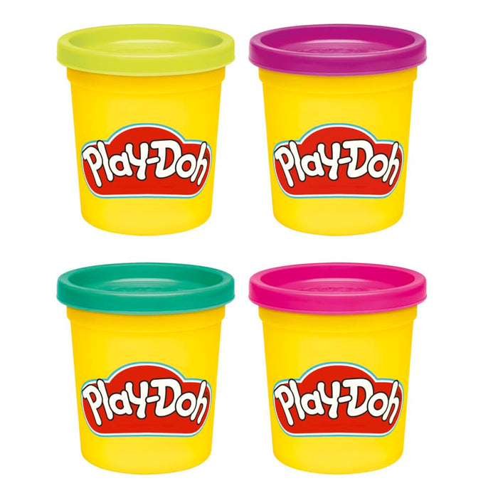 Hasbro Play-Doh 4 Pack Vibrant Colors-Arts & Crafts-Hasbro-Toycra