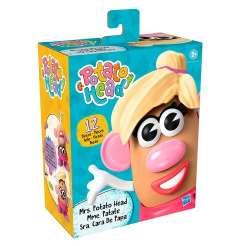 Hasbro Potato Head Mrs. Potato Head Toy with 12 Pieces, Preschool Toy