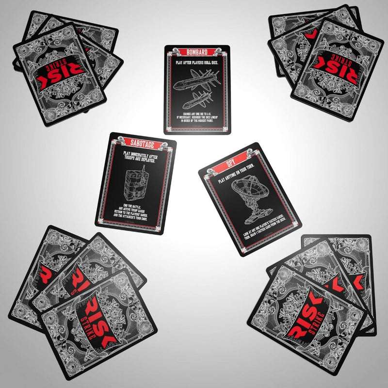 Hasbro Risk Strike Cards and Dice Game