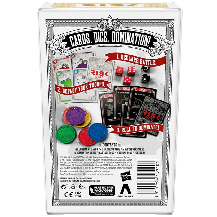 Hasbro Risk Strike Cards and Dice Game — Toycra