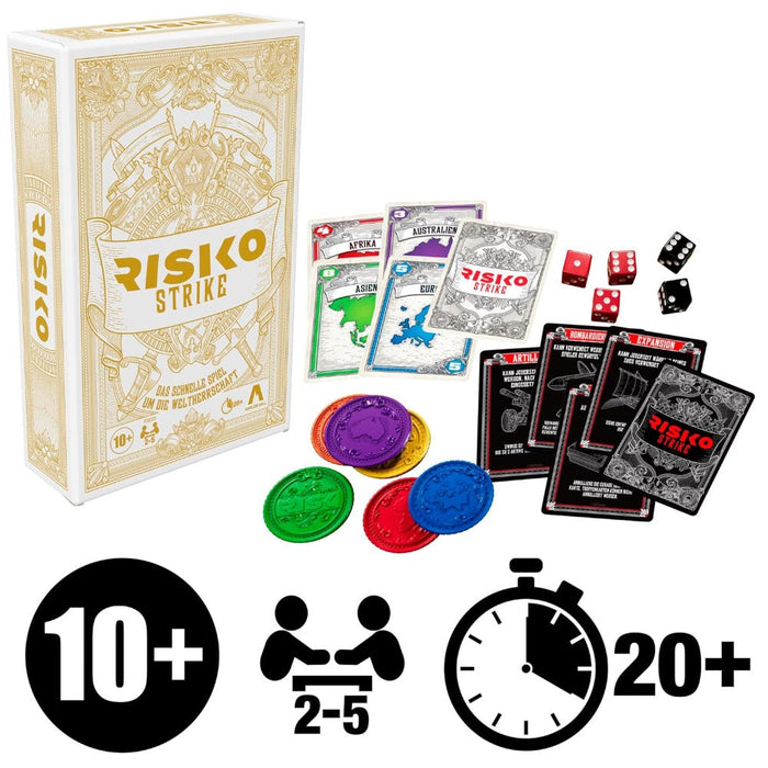 Hasbro Risk Strike Cards and Dice Game — Toycra