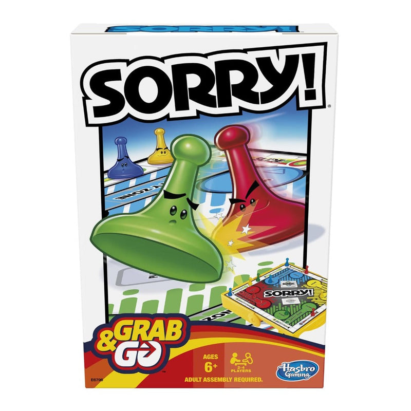 Hasbro Sorry Grab & GO Board Game