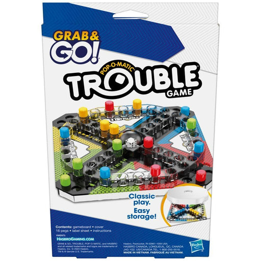 Hasbro Trouble Grab and Go Game-Kids Games-Hasbro-Toycra