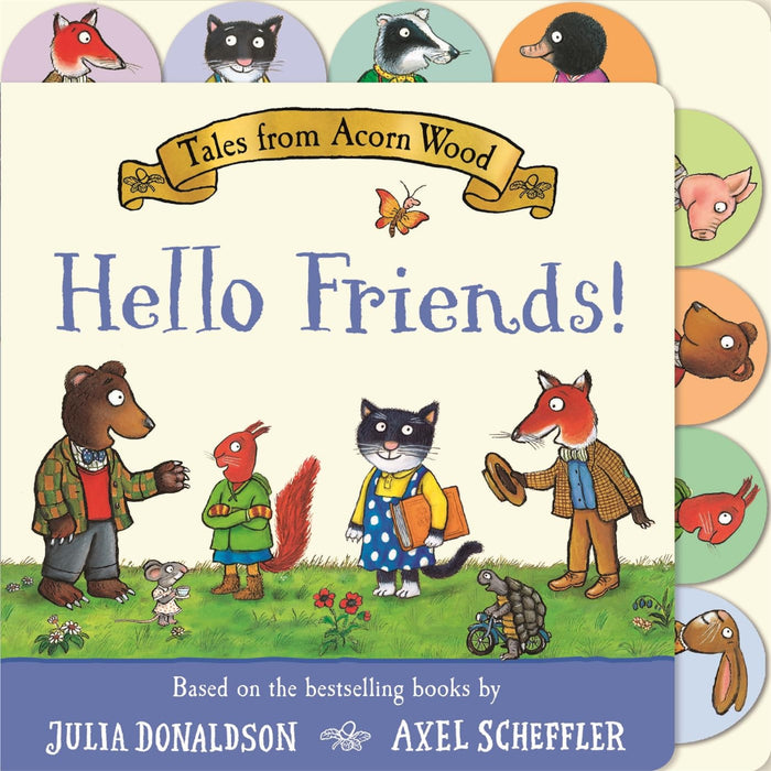 Hello Friends!-Board Book-Pan-Toycra