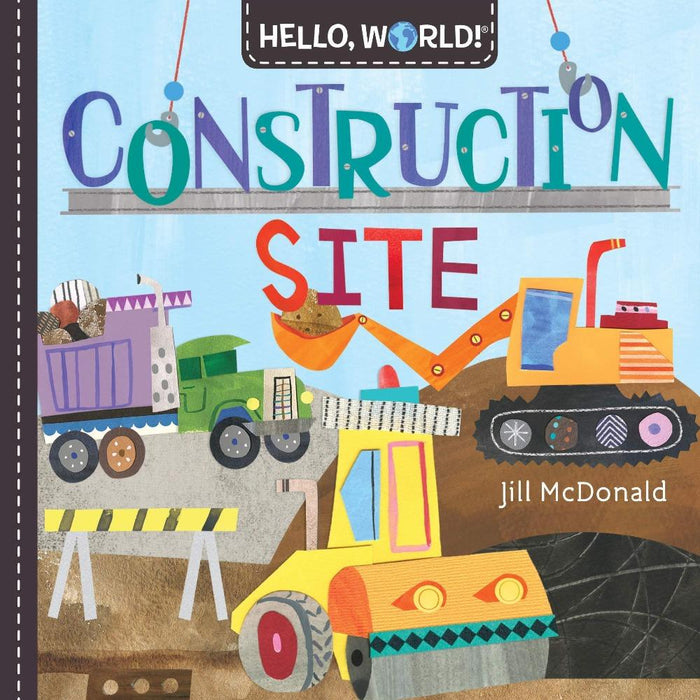 Hello, World! Construction Site-Board Book-Prh-Toycra
