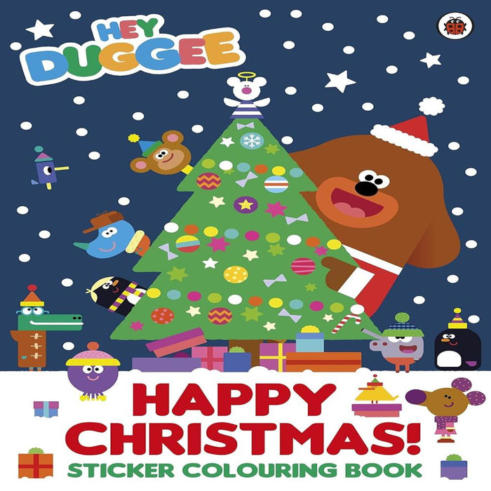 Hey Duggee Happy Christmas Sticker Colouring Book-Activity Books-Prh-Toycra