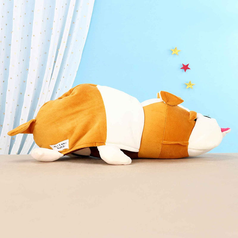 Hilife Flippo Plushies Reversible Monkey & Bull Soft Toy Brown - 40 cm