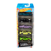Hot Wheel Pack of 5- Set of 4 Combo Pack - ( Fast & Furious,Priority Patrol, Mud Studs, HW Torque)
