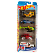 Hot Wheel Pack of 5- Set of 4 Combo Pack - ( Fast & Furious,Priority Patrol, Mud Studs, HW Torque)