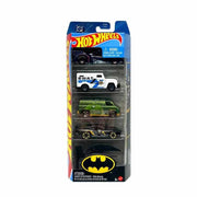 Hot Wheel Pack of 5- Set of 4 Combo Pack- ( Hw Hot Rods, Batman, Metro Sketch, Formula 1)-Vehicles-Hot Wheels-Toycra