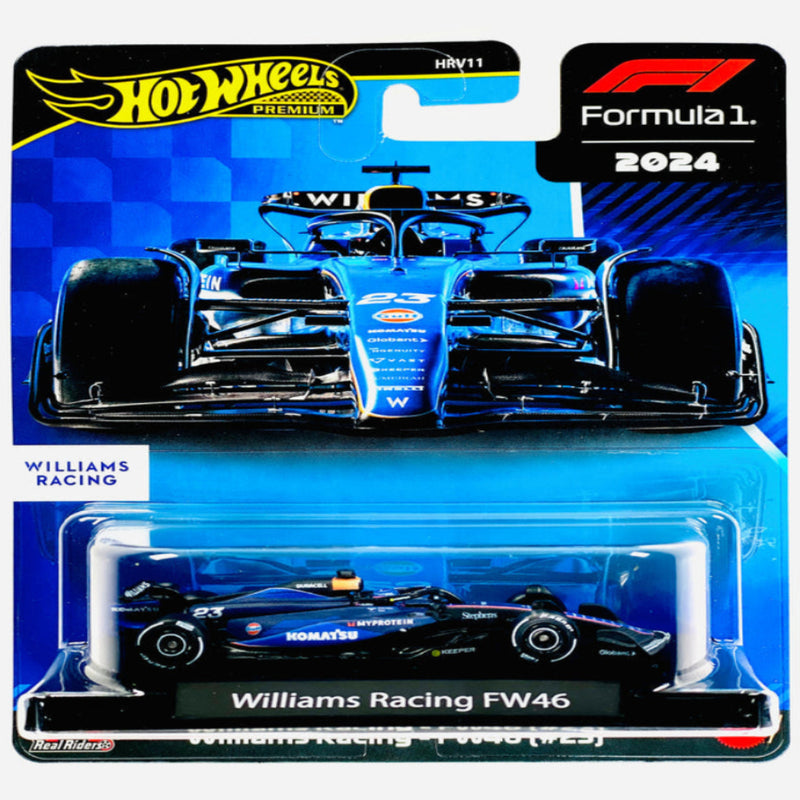 Hot Wheels 1:64 Scale Premium Die-Cast Formula 1 Collectible Race Car - Set of 8