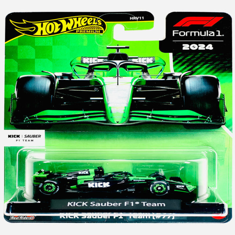 Hot Wheels 1:64 Scale Premium Die-Cast Formula 1 Collectible Race Car - Set of 8