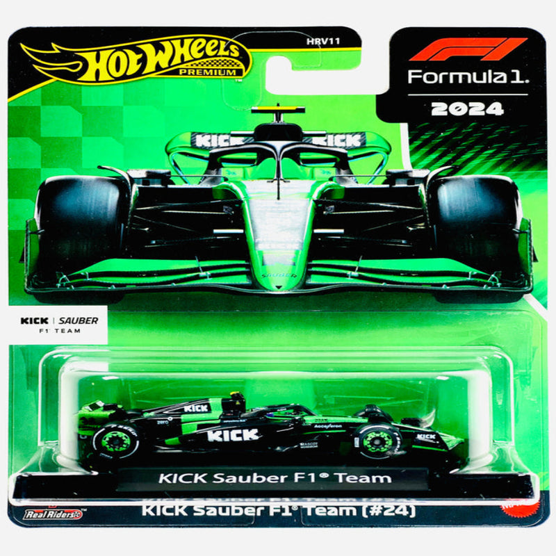 Hot Wheels 1:64 Scale Premium Die-Cast Formula 1 Collectible Race Car - Set of 8