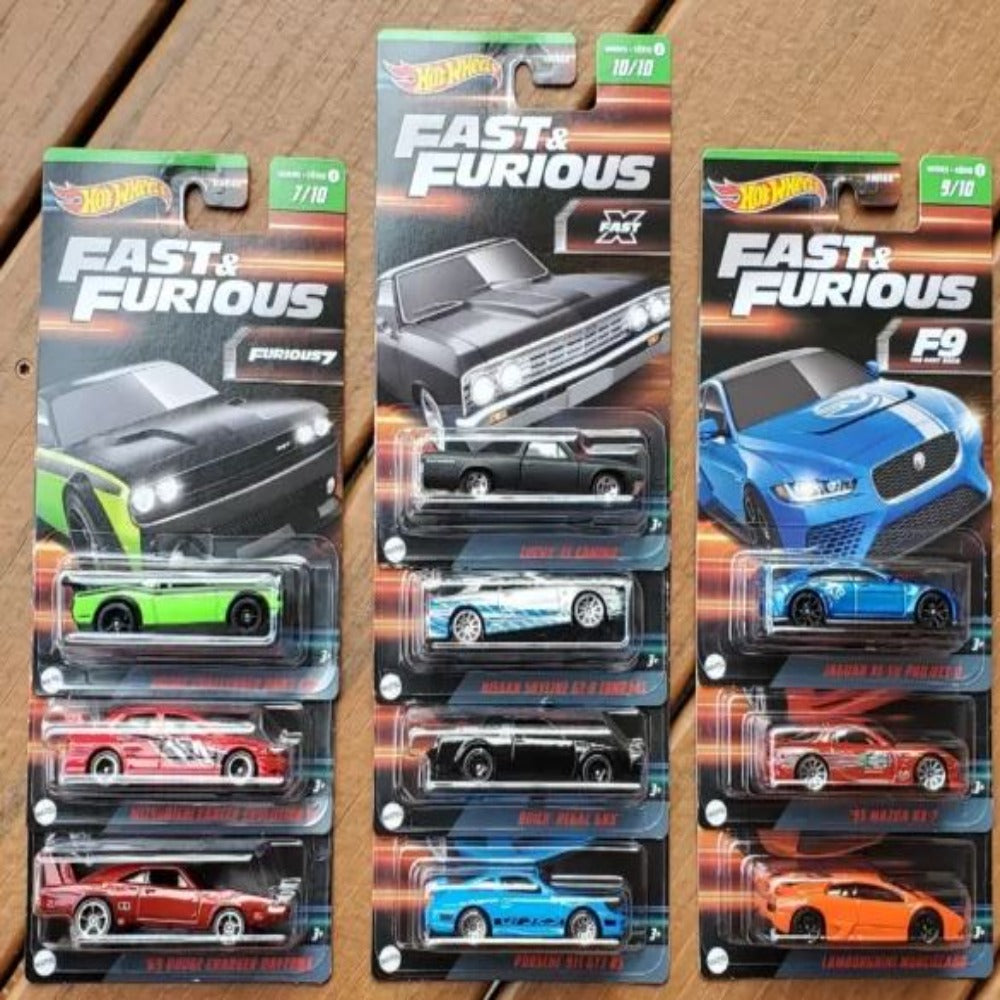 Hot Wheels 1/64 Fast & Furious Villains - 2025 Silver Series Hot Wheels 1/64 Fast & Furious Villains - 2025 Silver Series