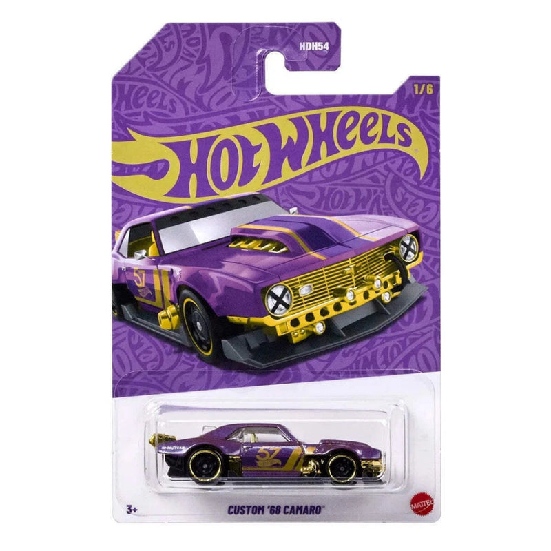 Hot Wheels 2025 57th Anniversary Pearl and Chrome Vehicle -Pack of 5