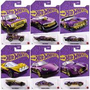 Hot Wheels 2025 57th Anniversary Pearl and Chrome Vehicle -Pack of 6