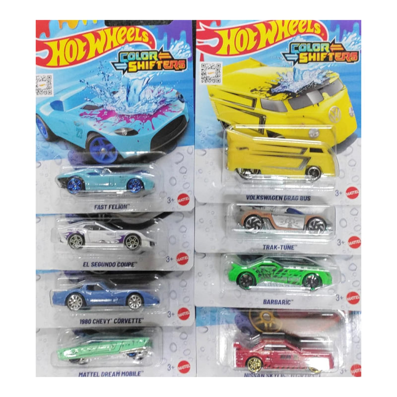 Hot Wheels 2025 Color Shifter Set of 8-Vehicles-Hot Wheels-Toycra