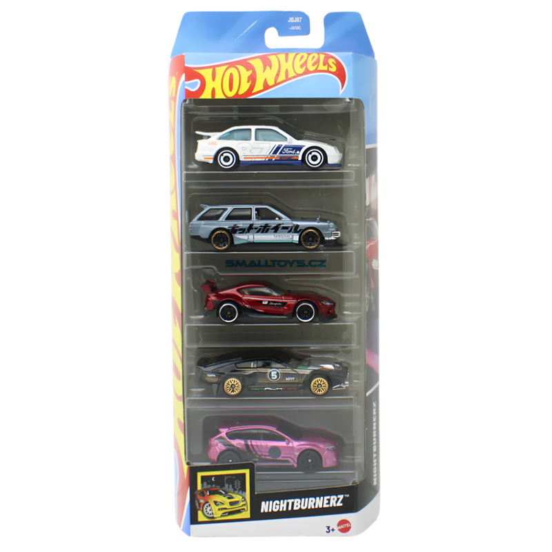Hot Wheels 2025 Diecast Cars - Pack of 5