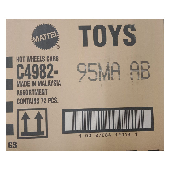 Hot Wheels 2025 Factory-Sealed AB Case 72 Die-Cast Cars (Brand New Box) ( Manufactured in Aug 2025)-Vehicles-Hot Wheels-Toycra