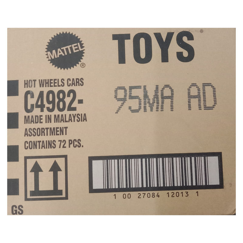 Hot Wheels 2025 Factory-Sealed AD Case 72 Die-Cast Cars (Brand New Box) ( Manufactured in Aug 2025)