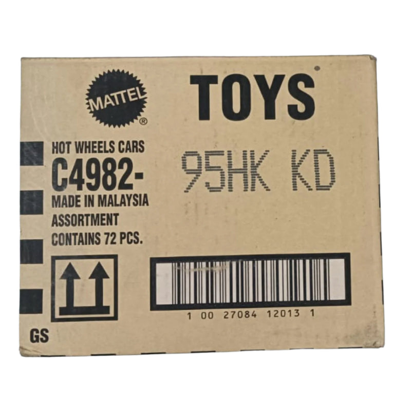 Hot Wheels 2025 Factory-Sealed K Case 72 Die-Cast Cars (Brand New Box)