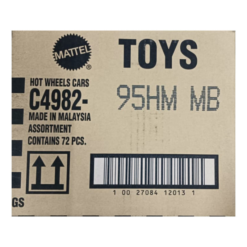 Hot Wheels 2025 Factory-Sealed M Case 72 Die-Cast Cars (Brand New Box)