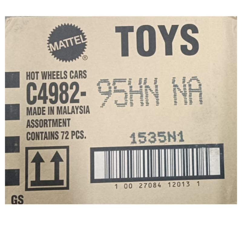 Hot Wheels 2025 Factory-Sealed N Case 72 Die-Cast Cars (Brand New Box)