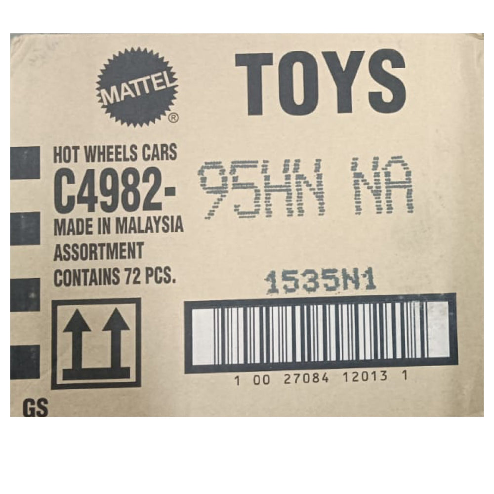 Hot Wheels 2025 Factory-Sealed N Case 72 Die-Cast Cars (Brand New Box)