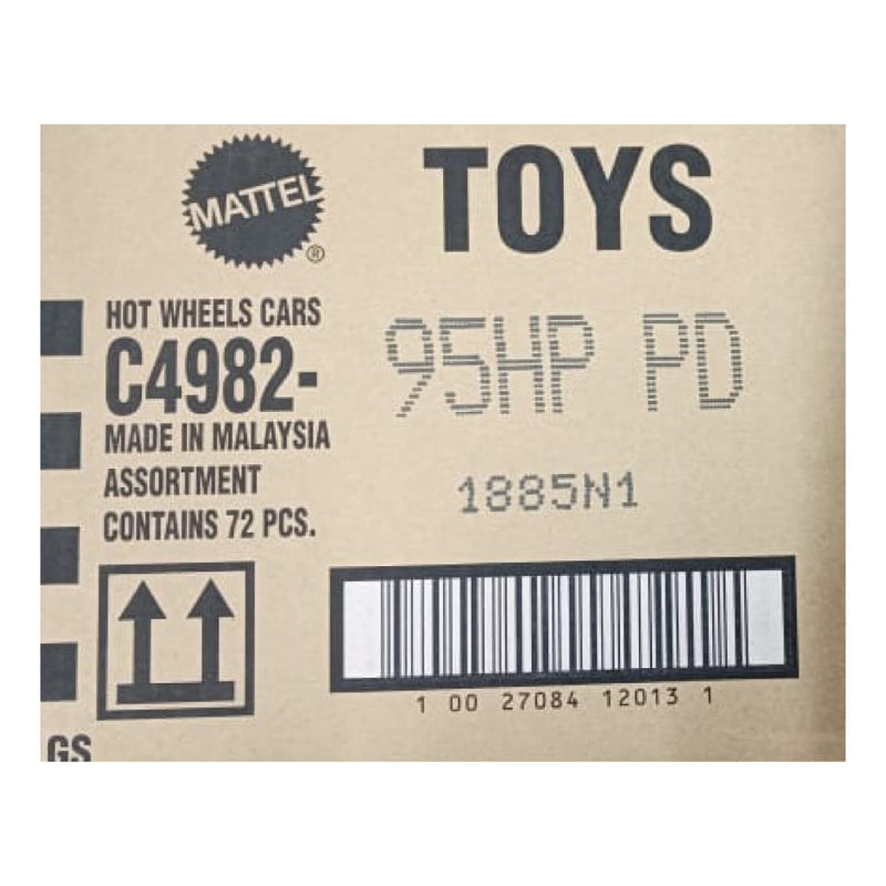 Hot Wheels 2025 Factory-Sealed P Case 72 Die-Cast Cars (Brand New Box)