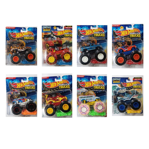 Hot Wheels 2025 Monster Trucks 1:64 Scale - Set Of 8-Vehicles-Hot Wheels-Toycra