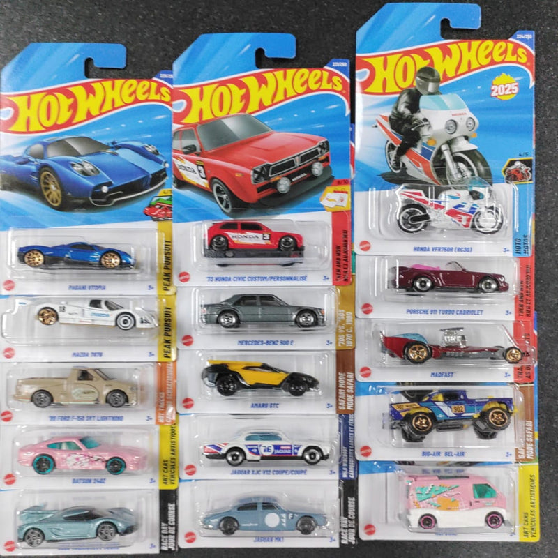 Hot Wheels 2025 Set of 15 Cars ( N Case -15.1 )