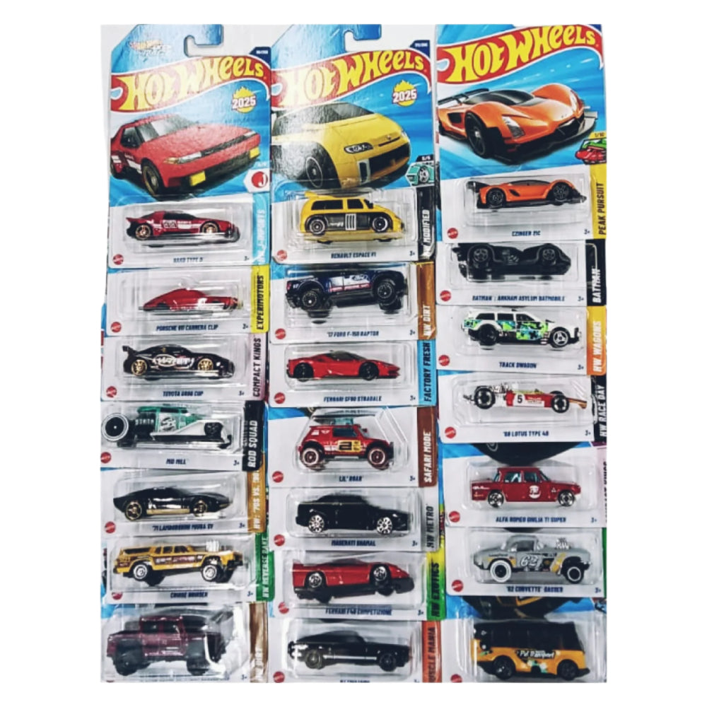 Hot-Wheels-2025-Set-of-21-Cars