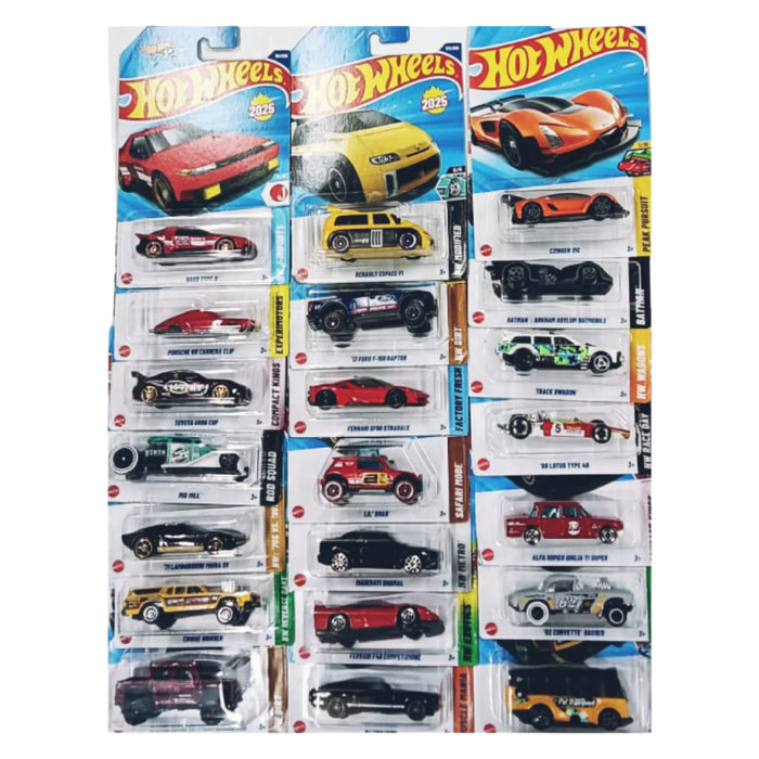 Hot Wheels 2025 Set of 21 Cars ( K Case)-Vehicles-Hot Wheels-Toycra