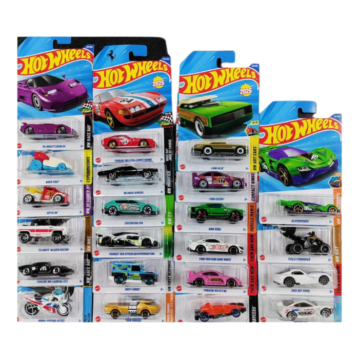2025 Case E Hot Wheels 2019 Hot Wheels 2025 Set Of 22 Cars M Case