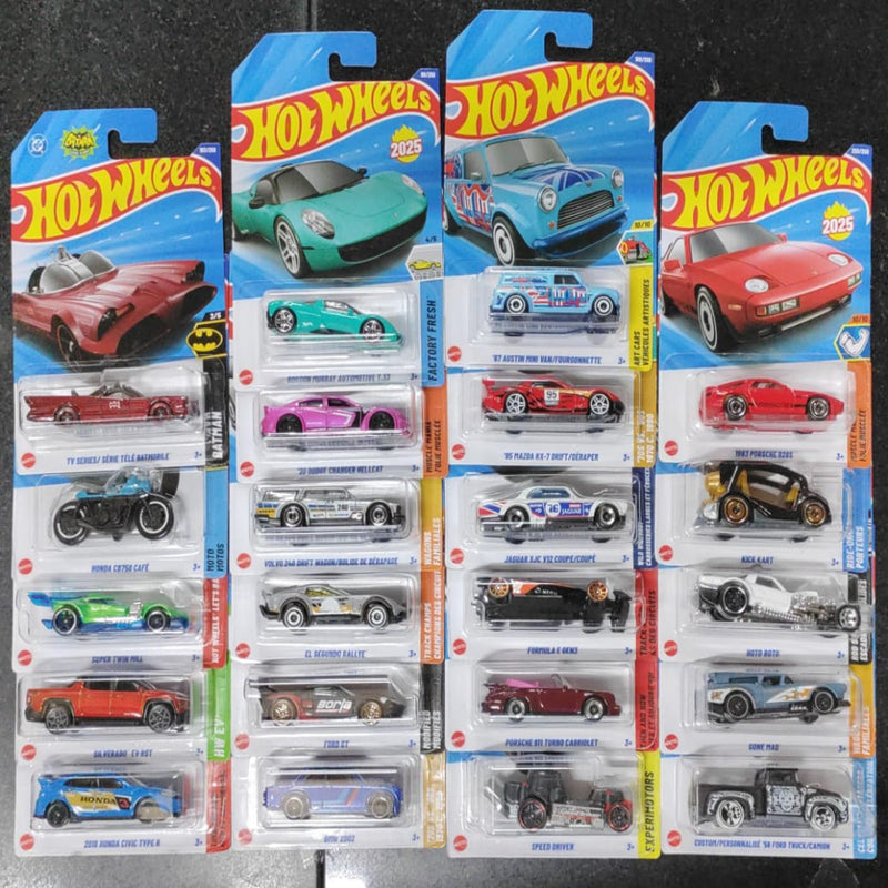 Hot Wheels 2025 Set of 22 Cars ( P Case)