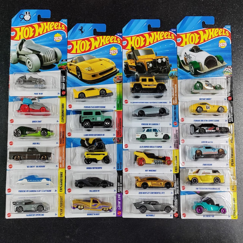 Hot Wheels 2025 Set of 23 Cars (95 MA Case ) ( Made in Aug 2025)